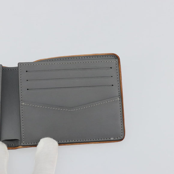 LOUIS VUITTON Mirror Portefeuille Slender Wallet Silver M80806 LV Auth 170546A