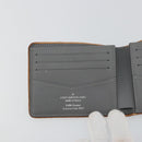 LOUIS VUITTON Mirror Portefeuille Slender Wallet Silver M80806 LV Auth 170546A-18