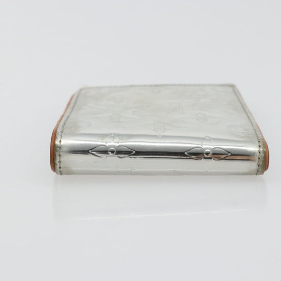 LOUIS VUITTON Mirror Portefeuille Slender Wallet Silver M80806 LV Auth 170546A