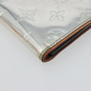 LOUIS VUITTON Mirror Portefeuille Slender Wallet Silver M80806 LV Auth 170546A-14