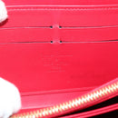 LOUIS VUITTON Yayoi Kusama Zippy Wallet Long Wallet Red M91572 LV Auth 170548A-17