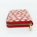LOUIS VUITTON Yayoi Kusama Zippy Wallet Long Wallet Red M91572 LV Auth 170548A-3