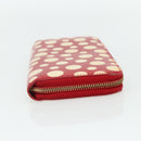 LOUIS VUITTON Yayoi Kusama Zippy Wallet Long Wallet Red M91572 LV Auth 170548A-4
