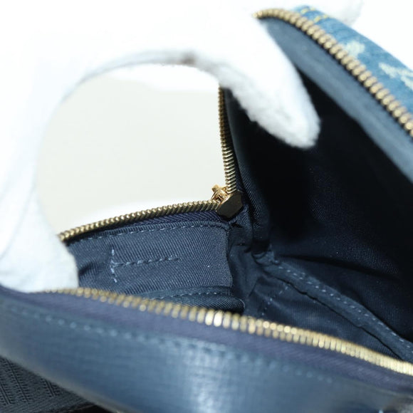LOUIS VUITTON Denim LVxNIGO Double Phone Pouch Bag Blue M81060 Auth 170550SM