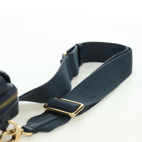 LOUIS VUITTON Denim LVxNIGO Double Phone Pouch Bag Blue M81060 Auth 170550SM