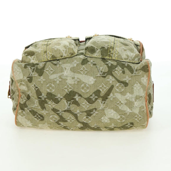 LOUIS VUITTON Monogram Camouflage Jasmine Boston Bag Green M95772 Auth 170551SAV