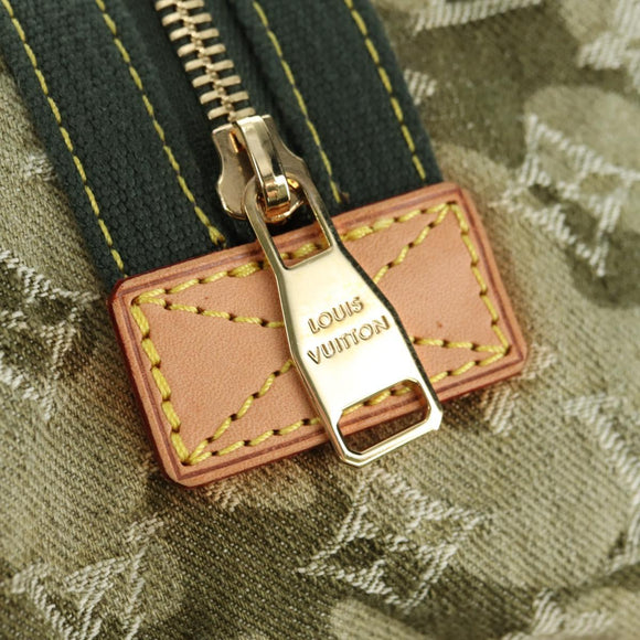 LOUIS VUITTON Monogram Camouflage Jasmine Boston Bag Green M95772 Auth 170551SAV