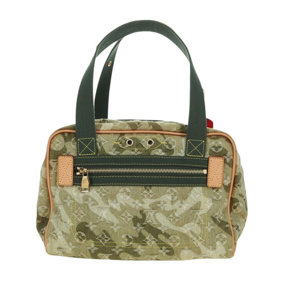 LOUIS VUITTON Monogram Camouflage Jasmine Boston Bag Green M95772 Auth 170551SAV