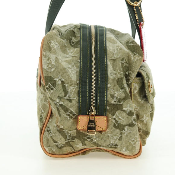 LOUIS VUITTON Monogram Camouflage Jasmine Boston Bag Green M95772 Auth 170551SAV