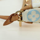 LOUIS VUITTON Monogram Multicolor Pochette Pouch White M92649 LV Auth 170552SAV-16