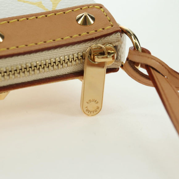 LOUIS VUITTON Monogram Multicolor Pochette Pouch White M92649 LV Auth 170552SAV