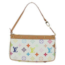LOUIS VUITTON Monogram Multicolor Pochette Pouch White M92649 LV Auth 170552SAV-2