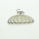 LOUIS VUITTON Porte Cles Pumpkin Charm metal Yellow M01103 LV Auth 170553SAM-10