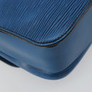 LOUIS VUITTON Epi Cartouchiere MM Shoulder Bag Blue M52245 LV Auth 170556-13