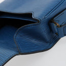 LOUIS VUITTON Epi Cartouchiere MM Shoulder Bag Blue M52245 LV Auth 170556-17