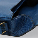 LOUIS VUITTON Epi Cartouchiere MM Shoulder Bag Blue M52245 LV Auth 170556-18