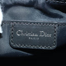 Christian Dior Trotter Canvas Accessory Pouch Black Silver Auth 170558V-18