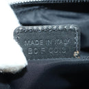 Christian Dior Trotter Canvas Accessory Pouch Black Silver Auth 170558V-12