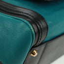 Chloe Alice Hand Bag Leather 2way Blue Gold Auth 170574V-12