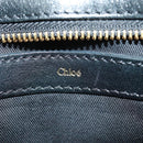 Chloe Alice Hand Bag Leather 2way Blue Gold Auth 170574V-18