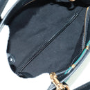 Chloe Alice Hand Bag Leather 2way Blue Gold Auth 170574V-19