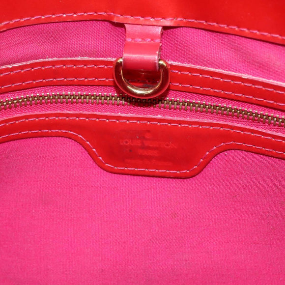 LOUIS VUITTON Monogram Vernis Wilshire PM Hand Bag Rose Pop M93643 Auth 170575