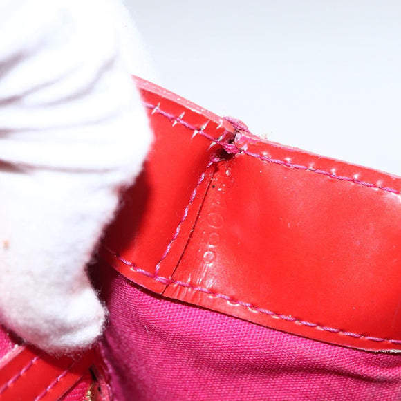 LOUIS VUITTON Monogram Vernis Wilshire PM Hand Bag Rose Pop M93643 Auth 170575