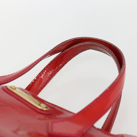 LOUIS VUITTON Monogram Vernis Wilshire PM Hand Bag Rose Pop M93643 Auth 170575