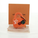 LOUIS VUITTON LV Lucky Rock Bag Charm Fur Orange M03107 LV Auth 170579SAM-12