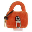 LOUIS VUITTON LV Lucky Rock Bag Charm Fur Orange M03107 LV Auth 170579SAM-2