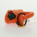 LOUIS VUITTON LV Lucky Rock Bag Charm Fur Orange M03107 LV Auth 170579SAM-4