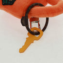LOUIS VUITTON LV Lucky Rock Bag Charm Fur Orange M03107 LV Auth 170579SAM-8