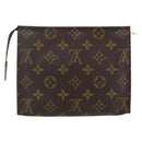 LOUIS VUITTON Monogram Poche Toilette 19 Etui M47544 LV Auth 170581-2