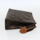 LOUIS VUITTON Monogram Poche Toilette 19 Etui M47544 LV Auth 170581-4