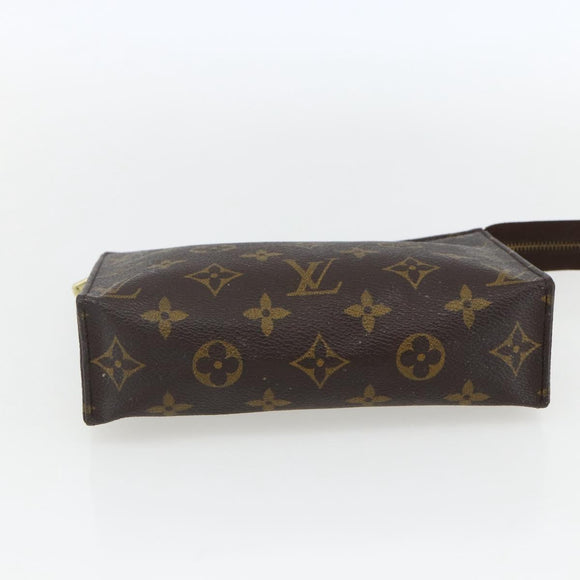 LOUIS VUITTON Monogram Poche Toilette 19 Etui M47544 LV Auth 170581