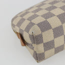 LOUIS VUITTON Damier Azur Pochette Cosmetic PM Pouch N60024 LV Auth 170582-16