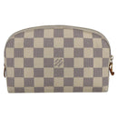 LOUIS VUITTON Damier Azur Pochette Cosmetic PM Pouch N60024 LV Auth 170582-2
