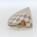 LOUIS VUITTON Damier Azur Pochette Cosmetic PM Pouch N60024 LV Auth 170582-3