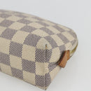 LOUIS VUITTON Damier Azur Pochette Cosmetic PM Pouch N60024 LV Auth 170582-7