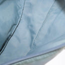 PRADA Accessory Pouch Nylon Light Blue Silver Auth 170583-11