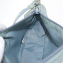 PRADA Accessory Pouch Nylon Light Blue Silver Auth 170583-19