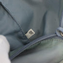 PRADA Accessory Pouch Nylon Light Blue Silver Auth 170583-12