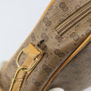 GUCCI Micro GG Supreme Shoulder Bag PVC Beige Gold Auth 170584-14