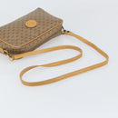 GUCCI Micro GG Supreme Shoulder Bag PVC Beige Gold Auth 170584-7