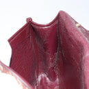 Christian Dior Trotter Canvas Shoulder Bag Red Gold Auth 170588-19