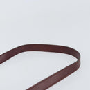 Christian Dior Trotter Canvas Shoulder Bag Red Gold Auth 170588-8