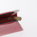 LOUIS VUITTON Epi Trousse Crete Clutch Bag Red M48407 LV Auth 170589-9