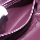 BVLGARI Chandra Shoulder Bag Leather Purple Gold Auth 170606A-21
