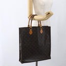 LOUIS VUITTON Monogram Sac Plat Hand Bag M51140 LV Auth 170610-19