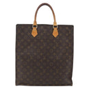 LOUIS VUITTON Monogram Sac Plat Hand Bag M51140 LV Auth 170610-2
